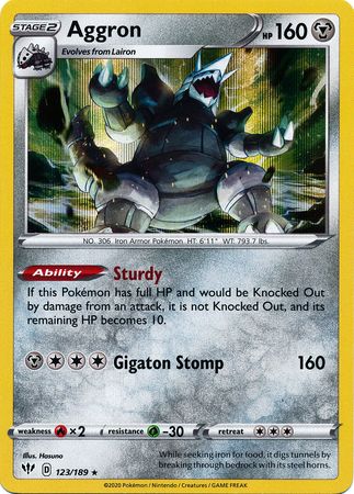 Aggron (Pokemon Sword & Shield: Darkness Ablaze)