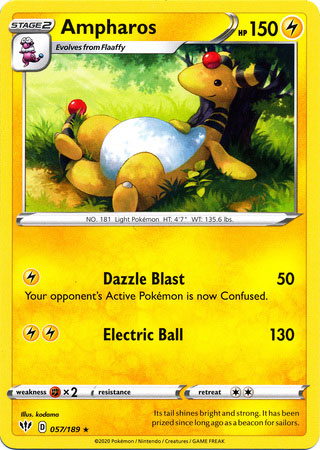 Ampharos (Pokemon Sword & Shield: Darkness Ablaze)