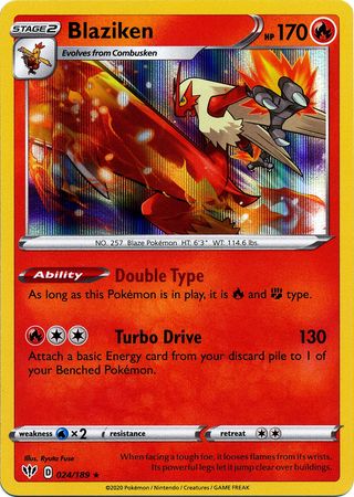 Blaziken (Pokemon Sword & Shield: Darkness Ablaze)