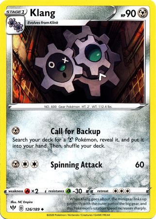 Klang (Pokemon Sword & Shield: Darkness Ablaze)