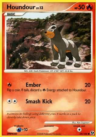 Houndour (Diamond and Pearl Great Encounters Singles)