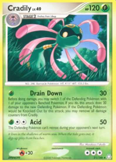 Cradily  (Diamond and Pearl Legends Awaken Singles)