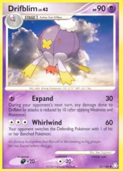 Drifblim  (Diamond and Pearl Legends Awaken Singles)