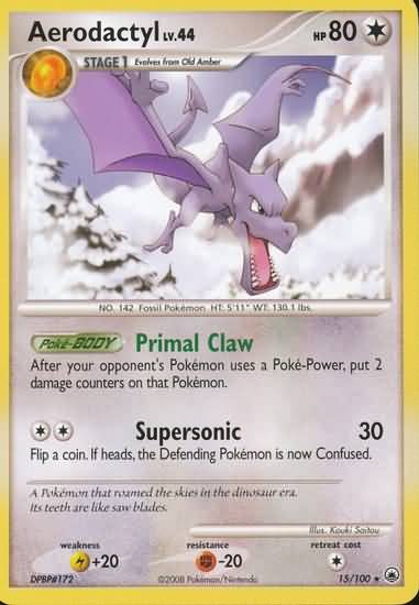 Aerodactyl (Diamond and Pearl Majestic Dawn Singles)