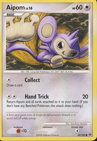 Aipom ( Diamond and Pearl Majestic Dawn Singles)