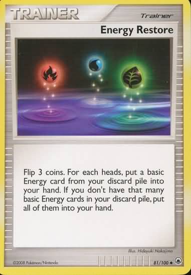 Energy Restore (Diamond and Pearl Majestic Dawn Singles)