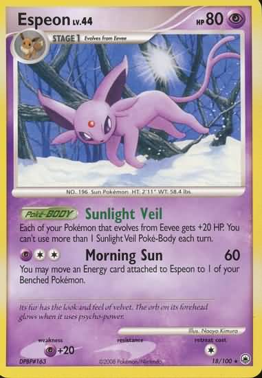 Espeon  (Diamond and Pearl Majestic Dawn Singles)