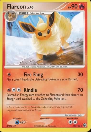 Flareon (Diamond and Pearl Majestic Dawn Singles)