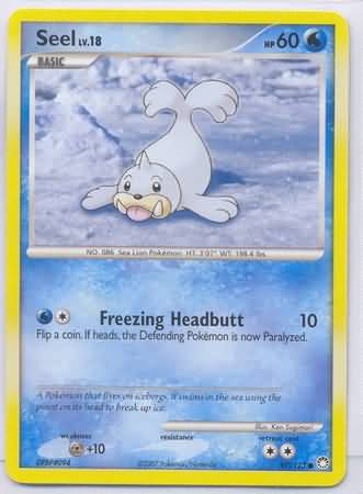 Seel  (Diamond and Pearl Mysterious Treasures Singles)