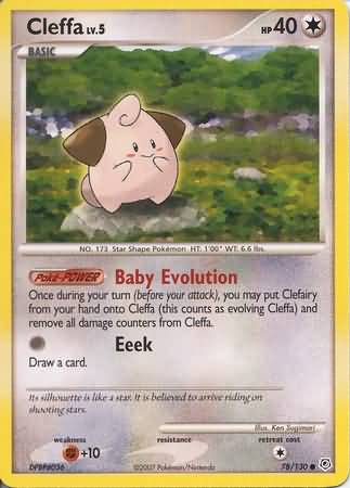Cleffa (Diamond and Pearl Nintendo)