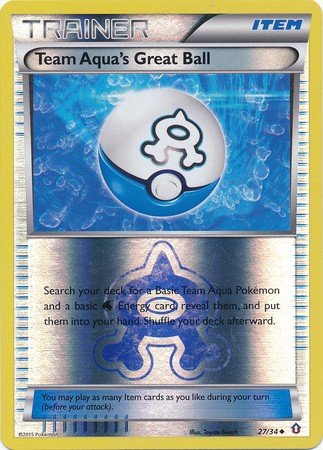 Team Aqua's Great Ball (Pokemon Double Crisis Rival Ambitions: Team Aqua vs Team Magma)