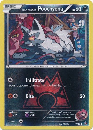 Team Magma's Poochyena (Pokemon Double Crisis Rival Ambitions: Team Aqua vs Team Magma)