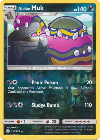 Alolan Muk - Reverse Foil (Pokemon Sun & Moon: Cosmic Eclipse)
