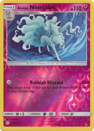 Alolan Ninetales - Reverse Foil (Pokemon Sun & Moon: Cosmic Eclipse)