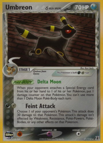 Umbreon Delta Species  (EX Delta Species Nintendo)