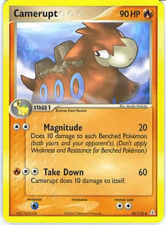 Camerupt (EX Holon Phantoms Nintendo)