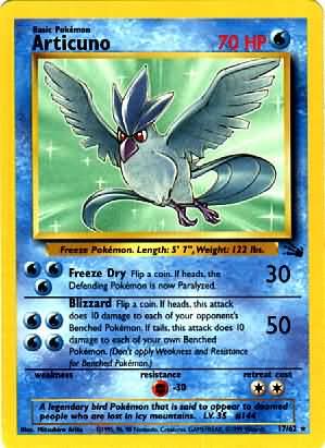 Articuno (Fossil WoTC)
