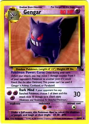 Gengar (Fossil WoTC)
