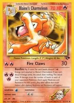 Blaine's Charmeleon (Gym Challenge WoTC)