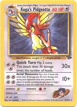 Koga's Pidgeotto (Gym Challenge WoTC)