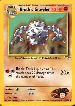 Brock's Graveler (Gym Heroes WoTC)