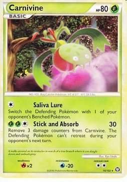 Carnivine (Pokemon HS: Triumphant)