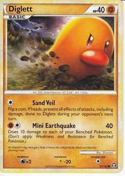 Diglett (Pokemon HS: Triumphant)