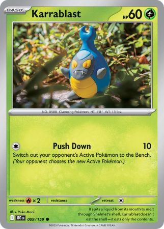 Karrablast - Reverse Foil (Pokemon Scarlet & Violet: Journey Together)