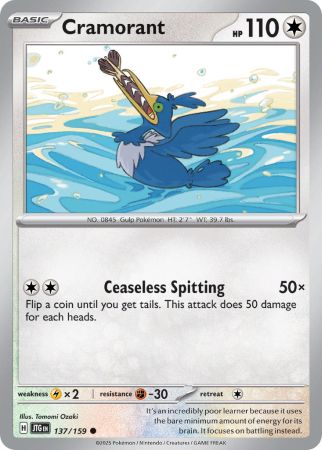 Cramorant - Reverse Foil (Pokemon Scarlet & Violet: Journey Together)