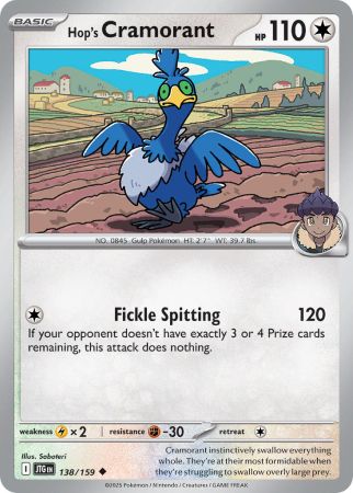 Hop's Cramorant (Pokemon Scarlet & Violet: Journey Together)