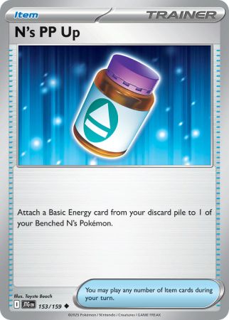 N's PP Up (Pokemon Scarlet & Violet: Journey Together)