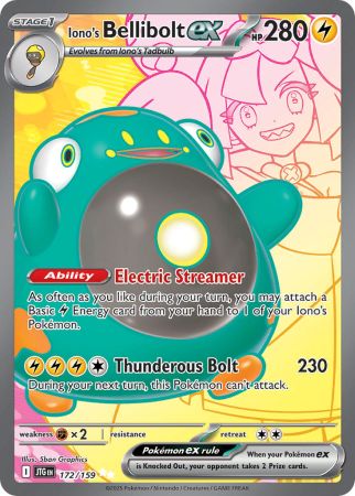 Iono's Bellibolt ex (Pokemon Scarlet & Violet: Journey Together)