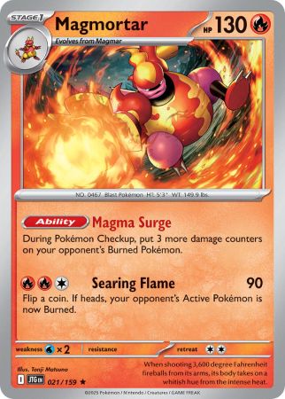 Magmortar - Reverse Foil (Pokemon Scarlet & Violet: Journey Together)