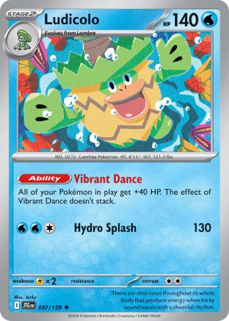 Ludicolo - Reverse Foil (Pokemon Scarlet & Violet: Journey Together)