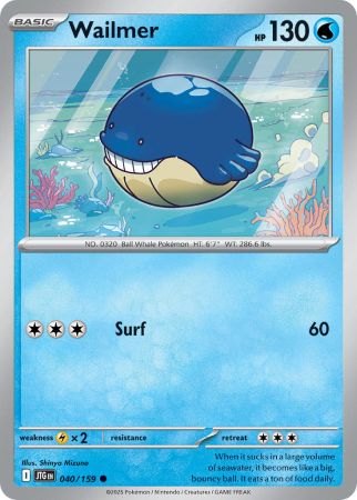 Wailmer (Pokemon Scarlet & Violet: Journey Together)