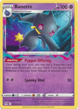 Banette (Pokemon Sword & Shield: Lost Origin)