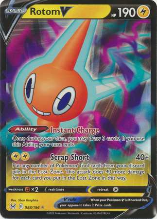 Rotom V (Pokemon Sword & Shield: Lost Origin)