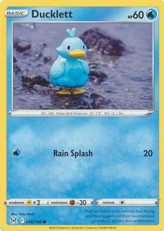 Ducklett (Pokemon Sword & Shield: Lost Origin)