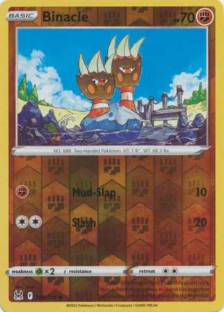 Binacle - Reverse Foil (Pokemon Sword & Shield: Lost Origin)