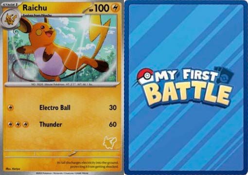 Raichu (Pokemon My First Battle)