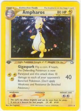 Ampharos (Neo Genesis WoTC)