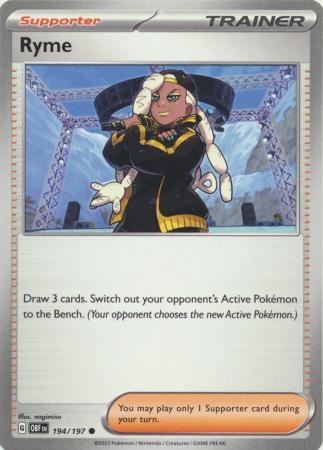 Ryme (Pokemon Scarlet & Violet: Obsidian Flames)