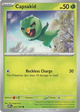 Capsakid (Pokemon Scarlet & Violet: Obsidian Flames)