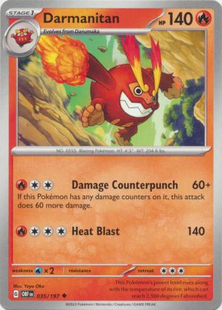 Darmanitan (Pokemon Scarlet & Violet: Obsidian Flames)