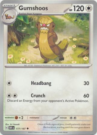 Gumshoos (Pokemon Scarlet & Violet: Obsidian Flames)