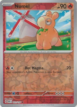 Numel - Reverse Foil (Pokemon Scarlet & Violet: Obsidian Flames)