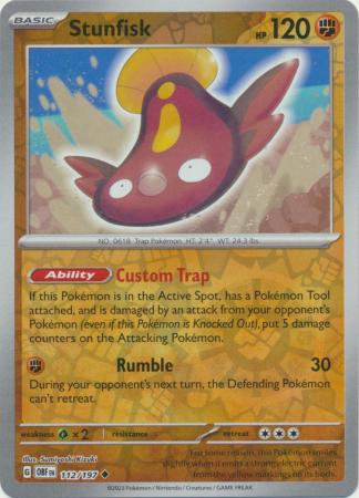 Stunfisk - Reverse Foil (Pokemon Scarlet & Violet: Obsidian Flames)