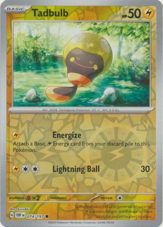 Tadbulb - Reverse Foil (Pokemon Scarlet & Violet: Obsidian Flames)