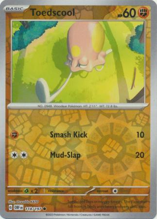Toedscool - Reverse Foil (Pokemon Scarlet & Violet: Obsidian Flames)