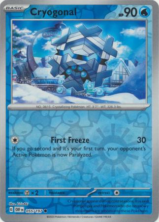 Cryogonal - Reverse Foil (Pokemon Scarlet & Violet: Obsidian Flames)